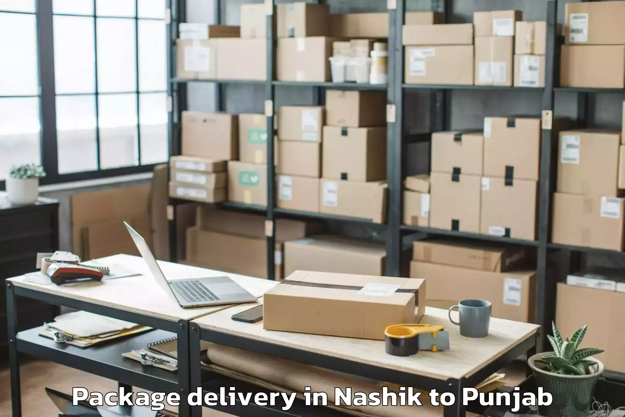 Reliable Nashik to Adampur Package Delivery